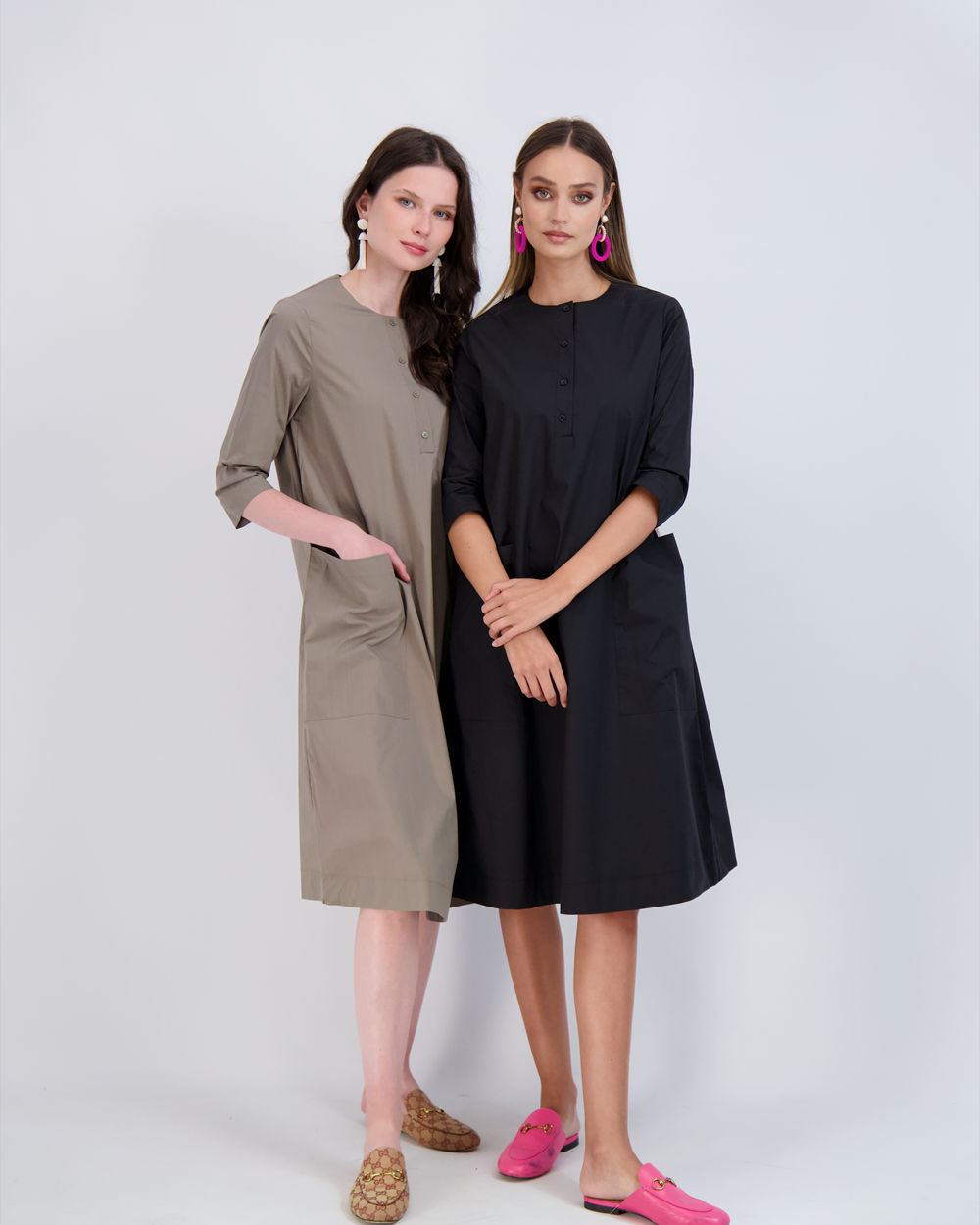 Shirt Dress With Pockets