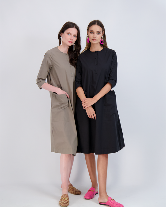 Shirt Dress With Pockets