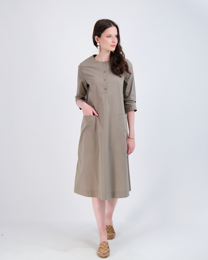 Shirt Dress With Pockets