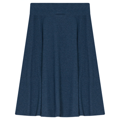 Ladies Cotton Stretch Short Skirt Denim