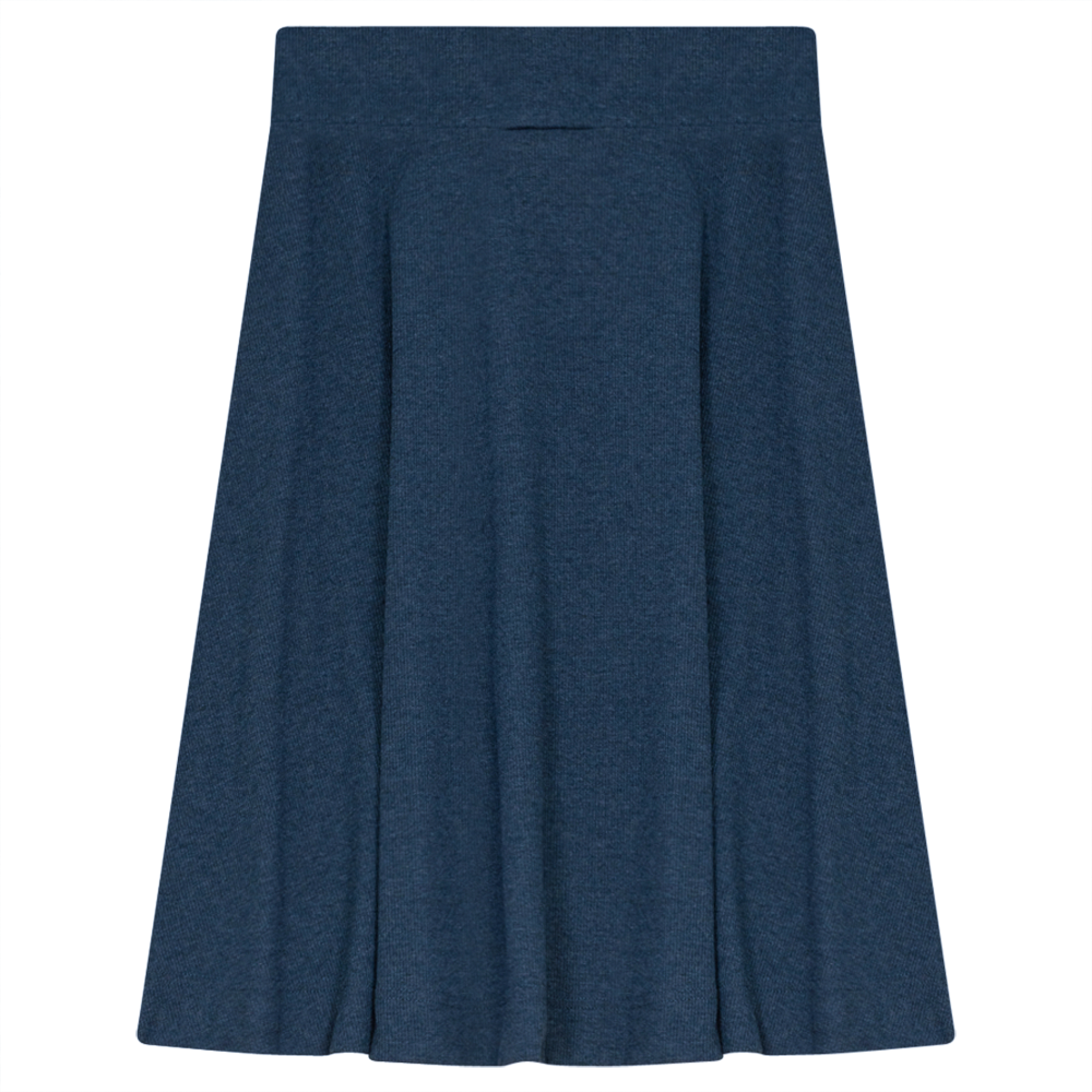 Ladies Cotton Stretch Short Skirt Denim