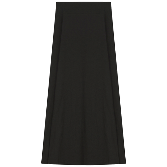 Ladies Cotton Stretch Long Skirt