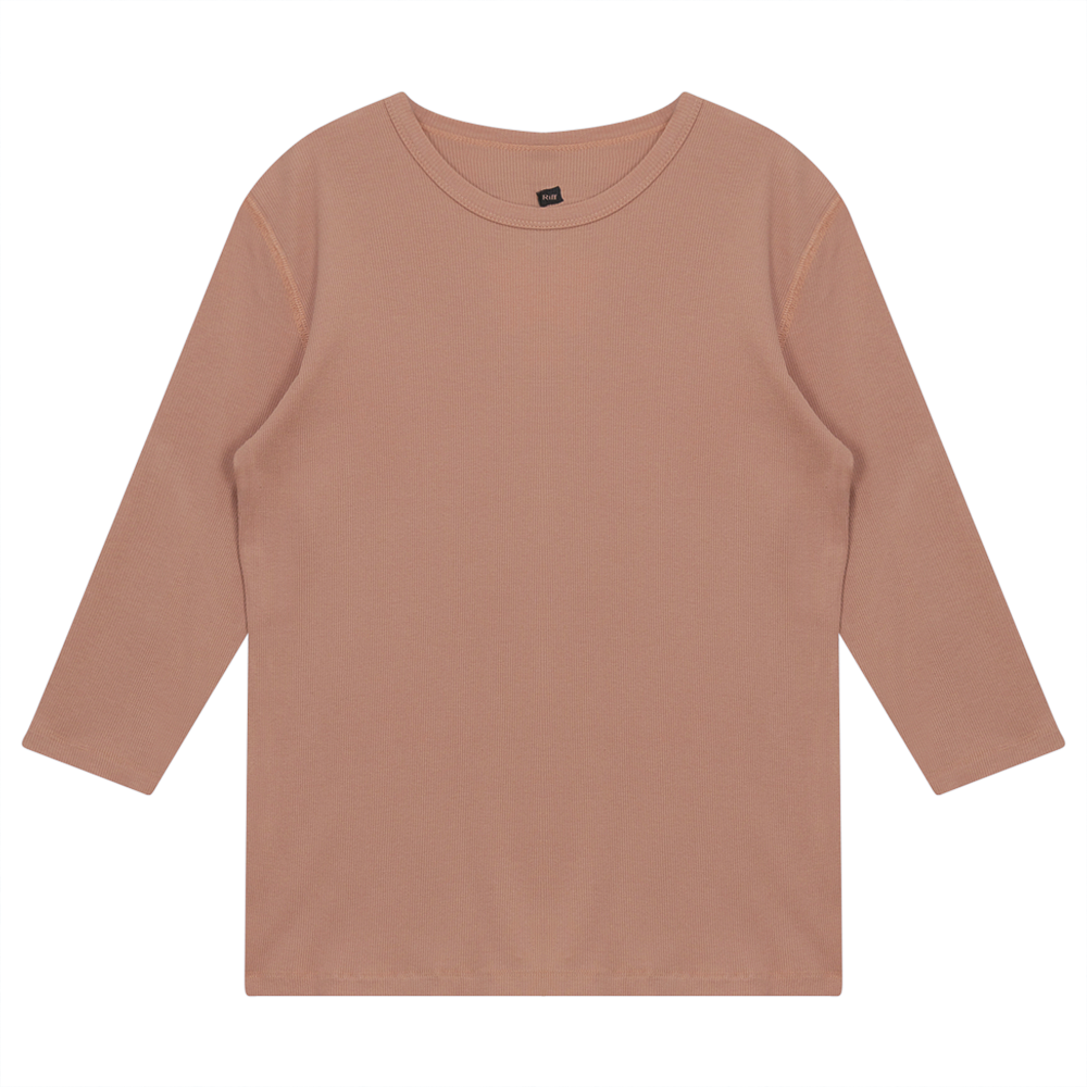 Rib T-Shirt Blush