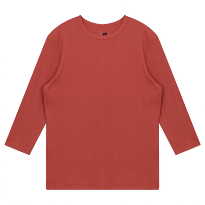 Rib T-Shirt Brick