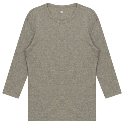 Rib T-Shirt Light Grey