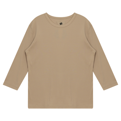Rib T-Shirt Nude
