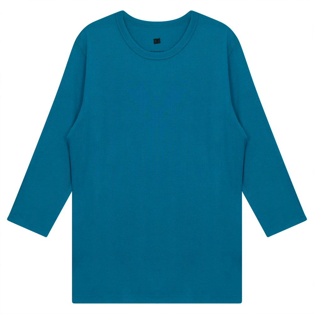 Rib T-Shirt Teal