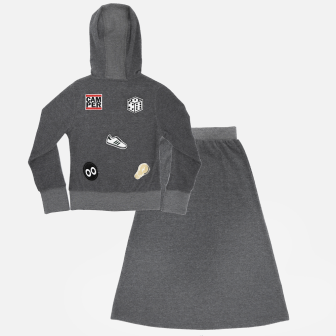 2pc Terry Set With Applique