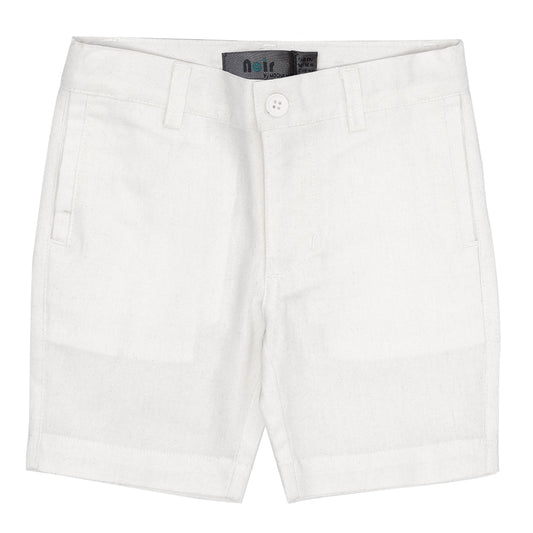 Linen Shorts White
