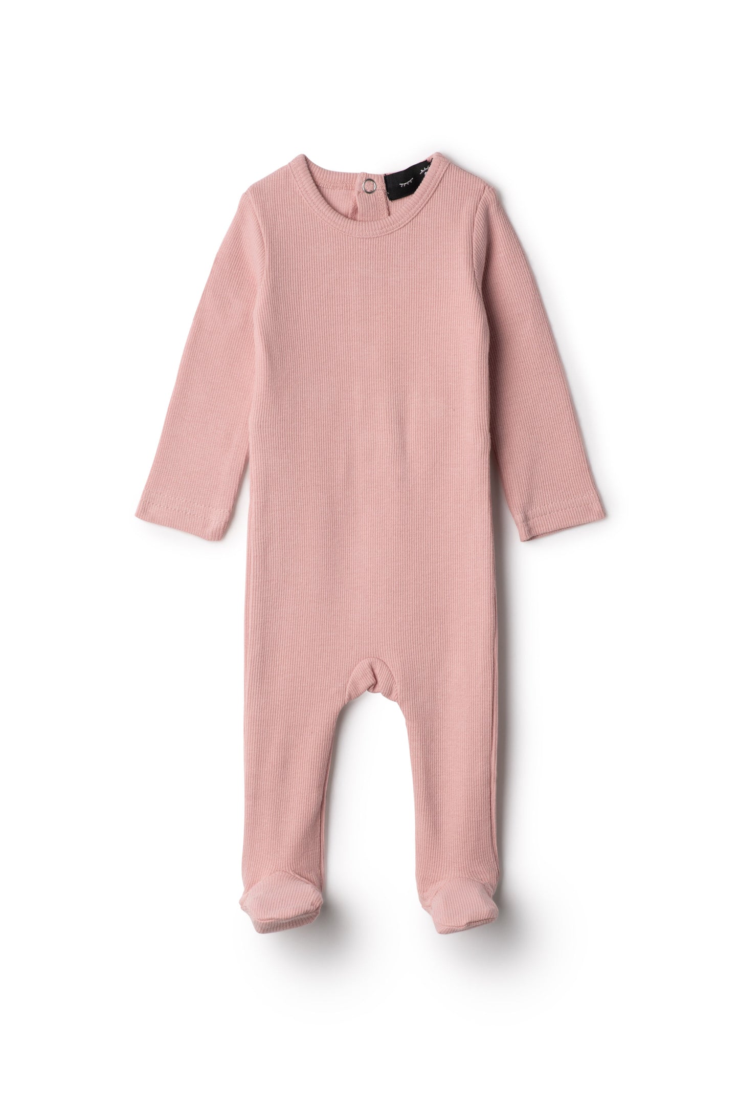 Soft Rib Onesie Blush