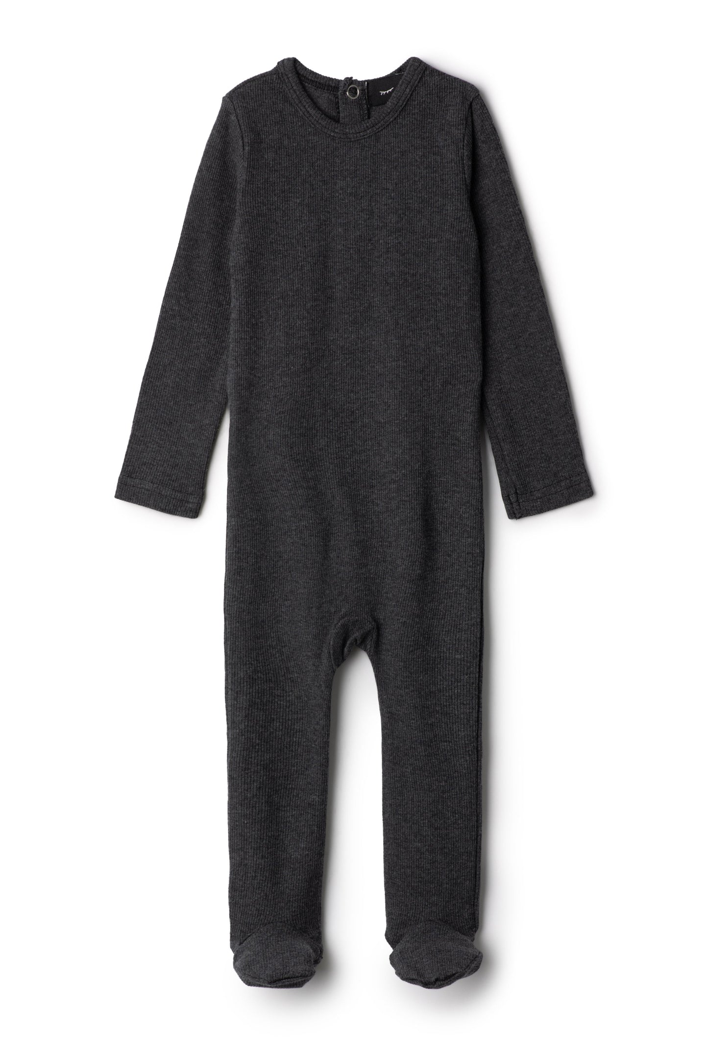 Soft Rib Onesie Charcoal Mix