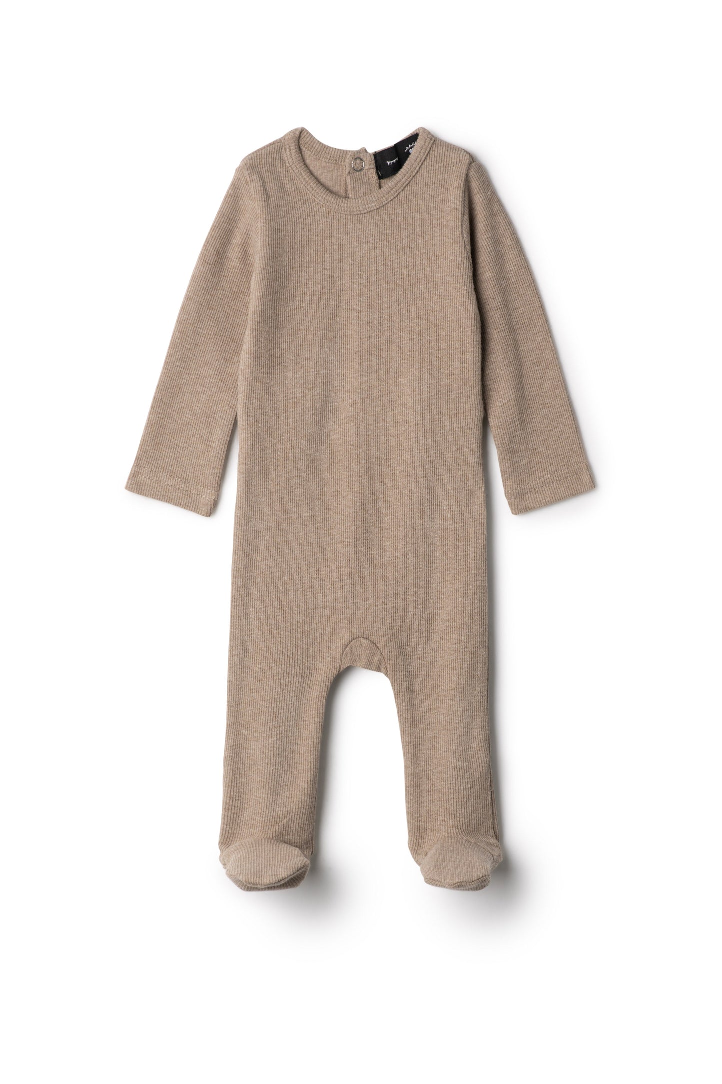 Soft Rib Onesie Sand Mix