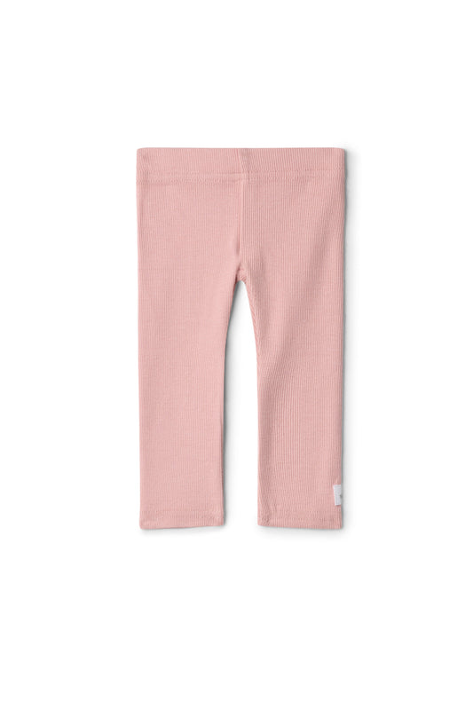 Soft Rib Leggings Blush