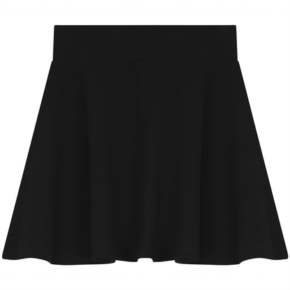 Soft Rib Skirt Black