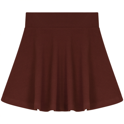 Soft Rib Skirt Terracotta