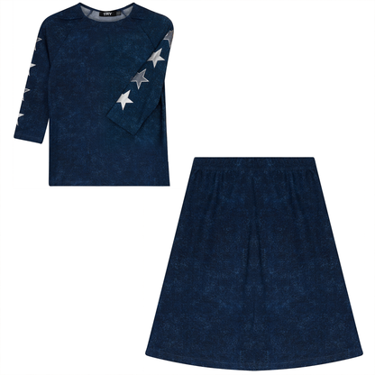 Wash Denim Swim 2 PC Set