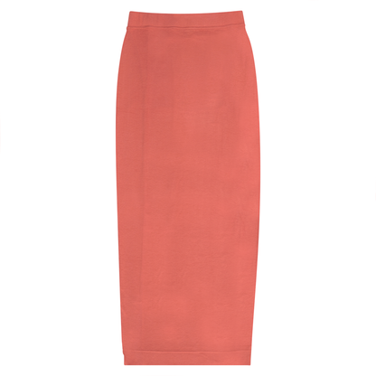 Straight Long Skirt Terracotta