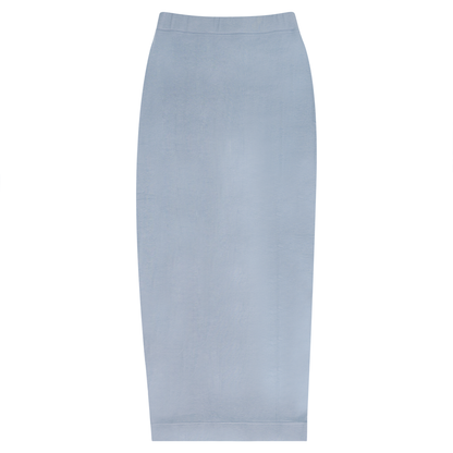 Straight Long Skirt Dusty Blue