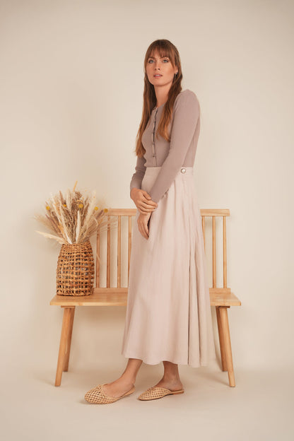 Cropped Knit Cardigan