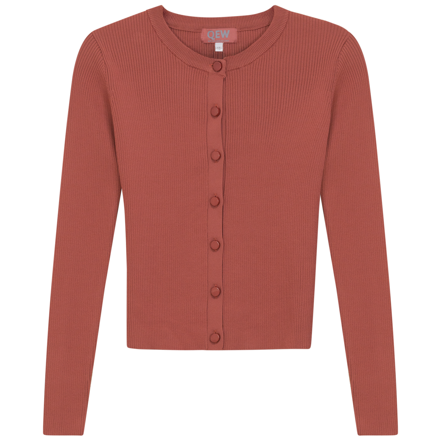 Cropped Knit Cardigan Champagne