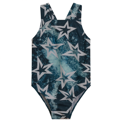Tie Dye Swimsuit Teal