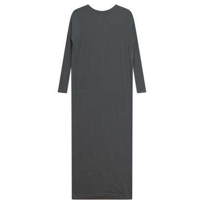 Rib Midi Dress Dusty Sage