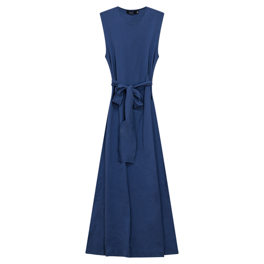 A-Line Midi Jumper Chambray