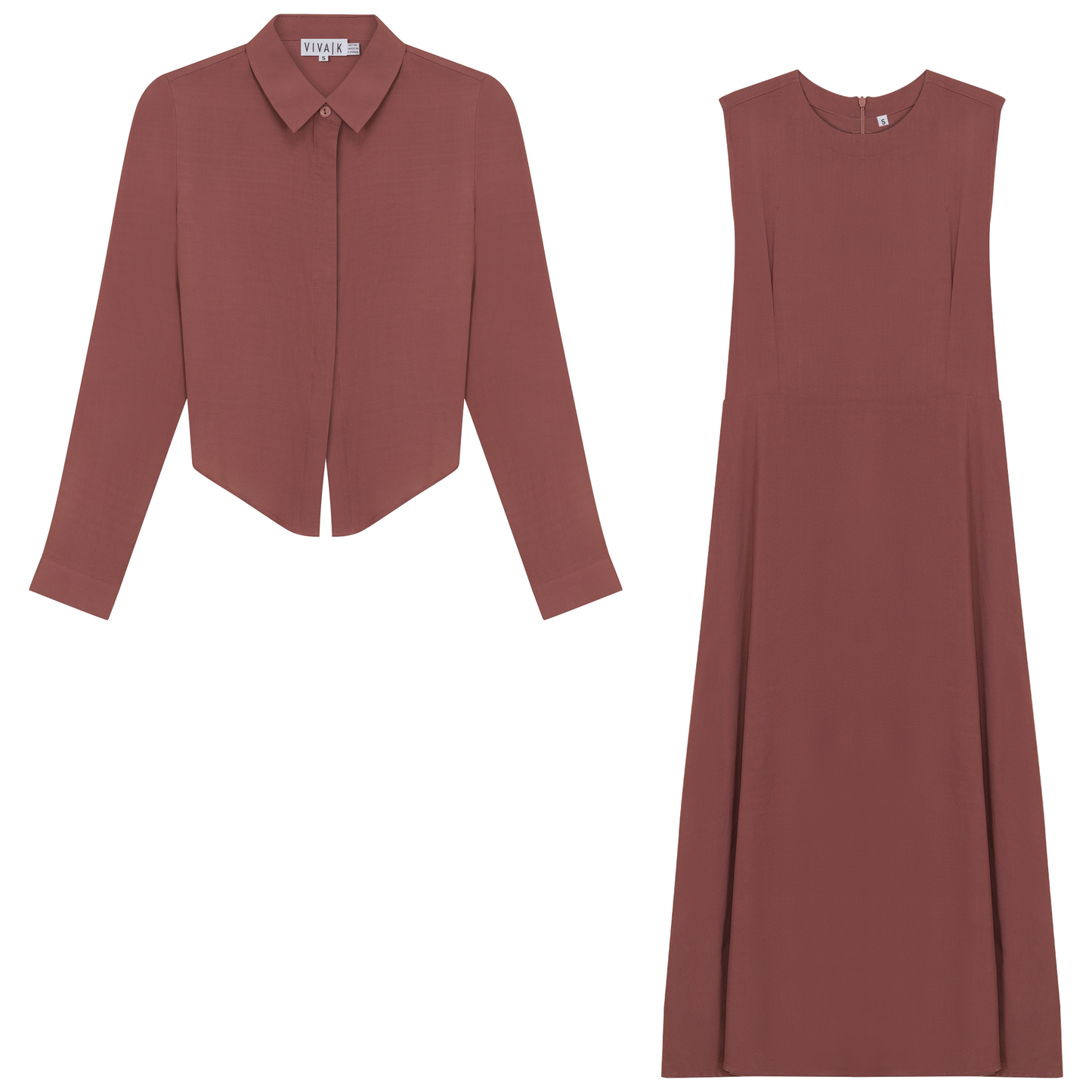 Bolero Midi Shirt Dress Champagne