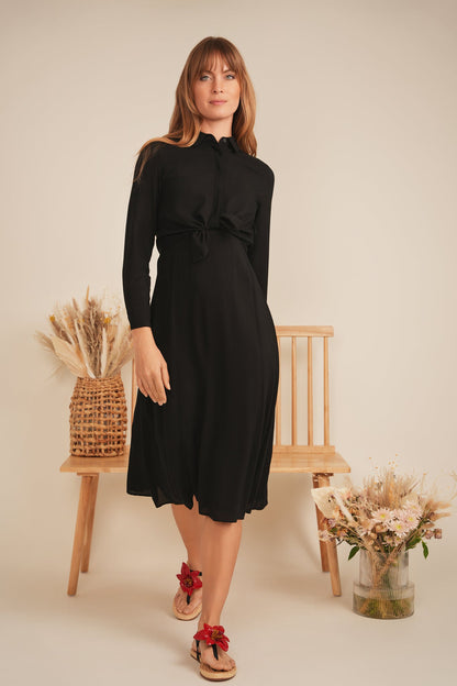 Bolero Midi Shirt Dress