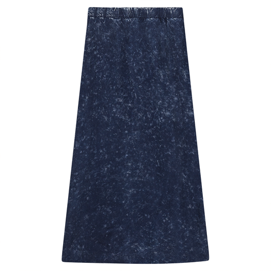 Wash Denim Maxi skirt Dark Denim Wash