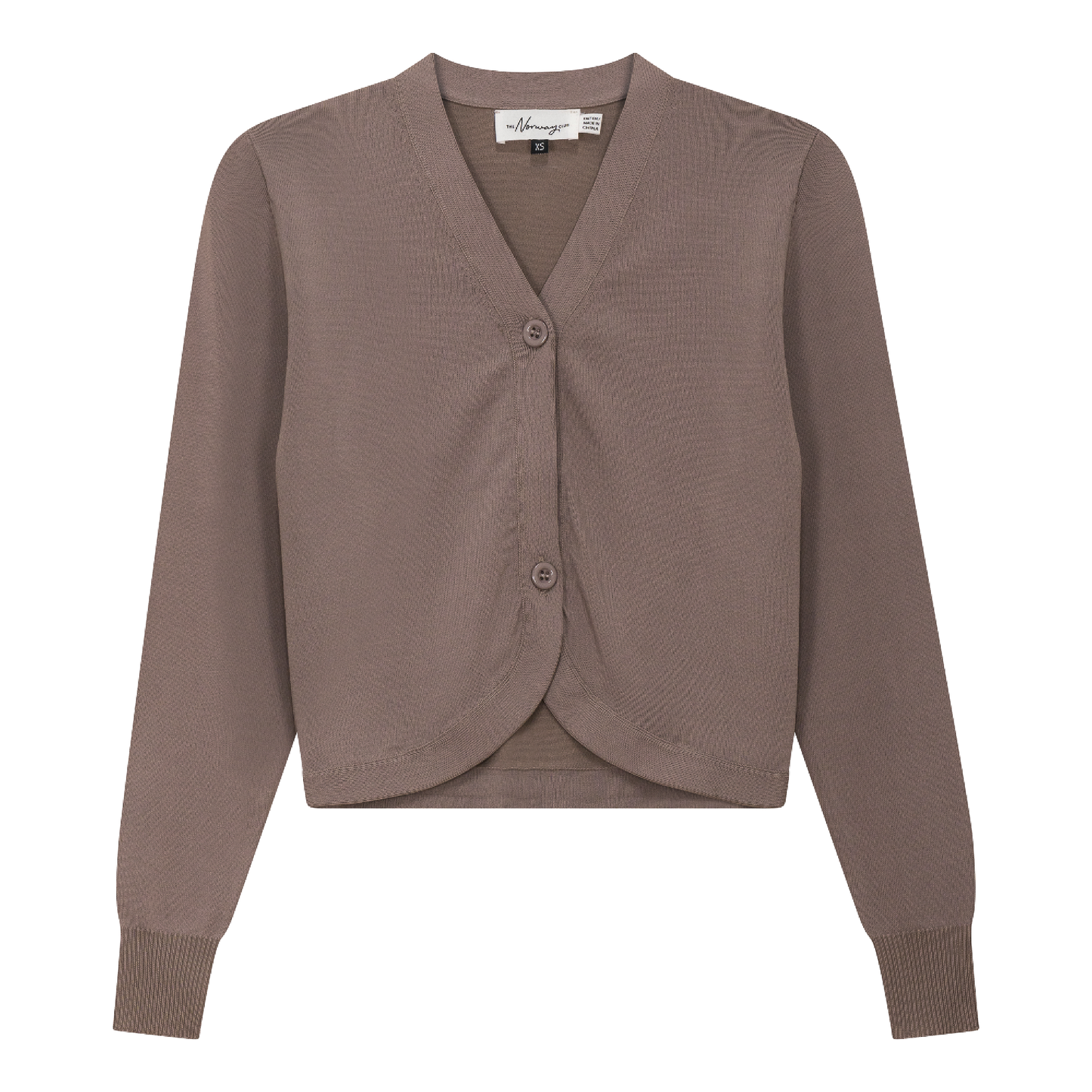 Knit Open Cardigan Stone