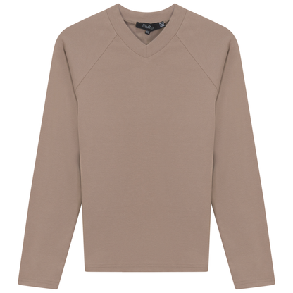 V Neck Raglan Top New Stone