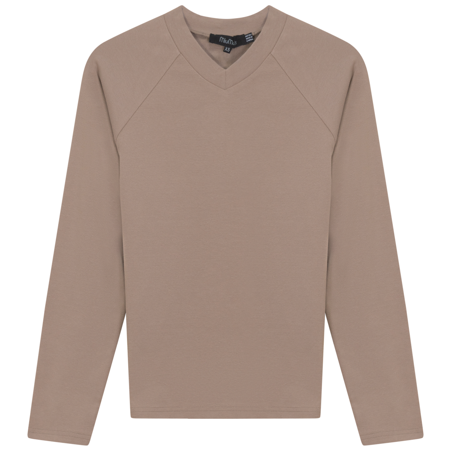 V Neck Raglan Top New Stone