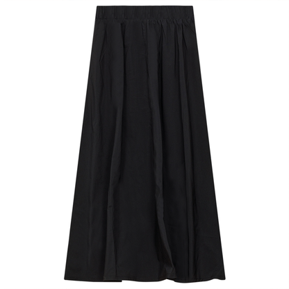 Flare Midi Skirt Black