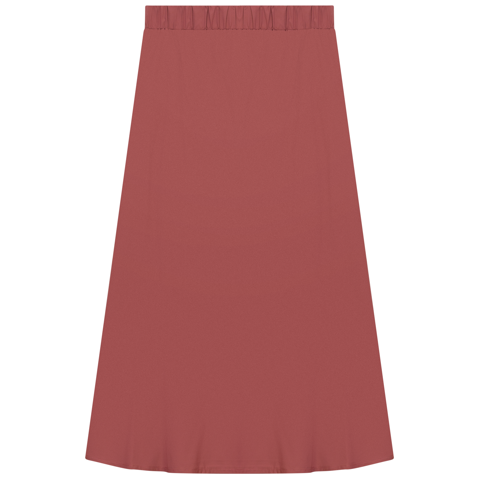 Flare Midi Skirt Champagn
