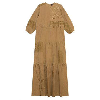 Lace Woven Dress Stone