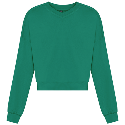 Knit Drop Shoulder Top Kelly Green
