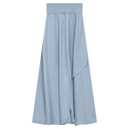 Woven Flare Wrap Skirt