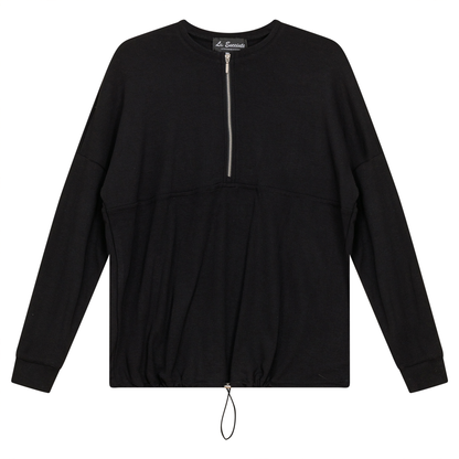 Maternity Henley Bungee Sweatshirt