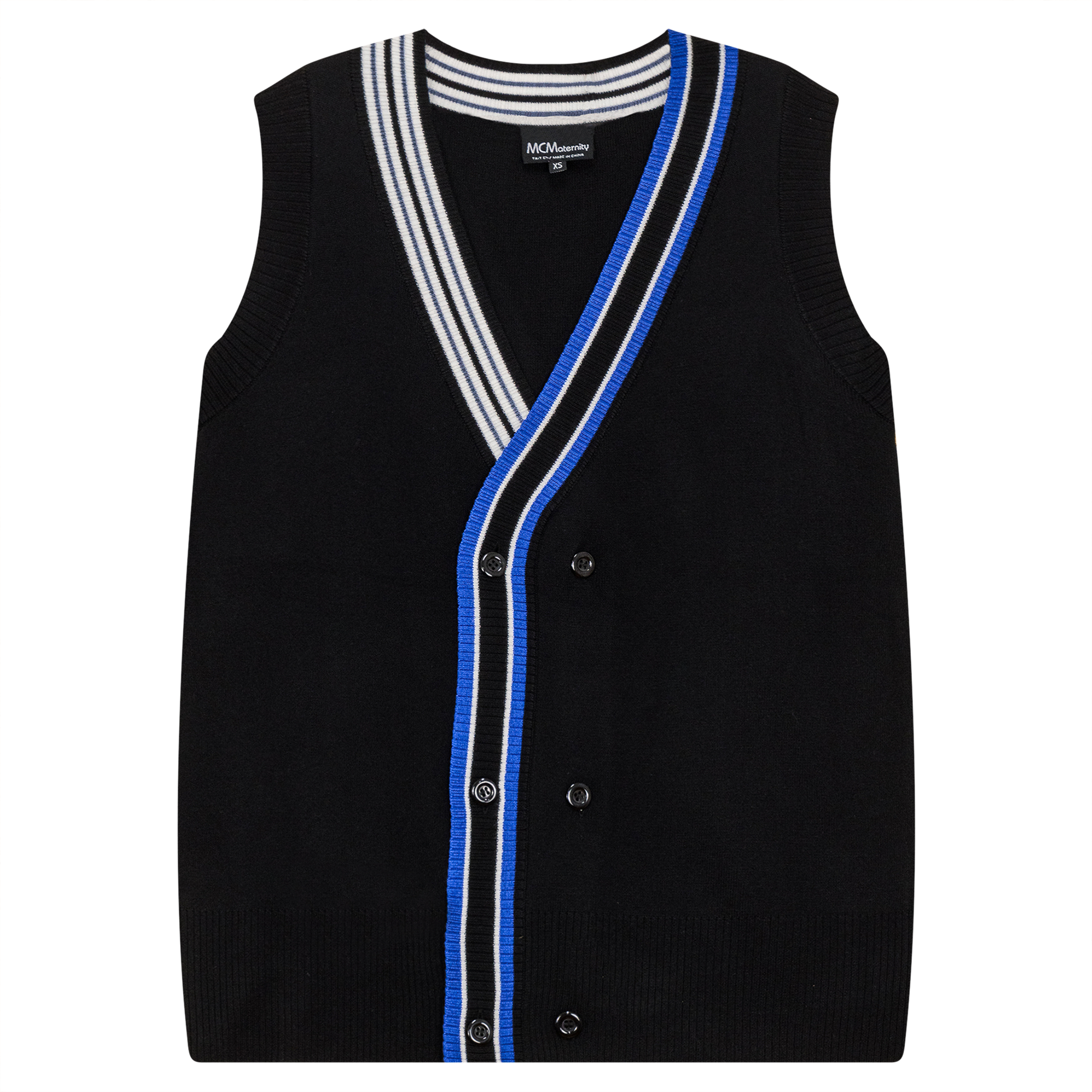 Maternity Knit Vest Black