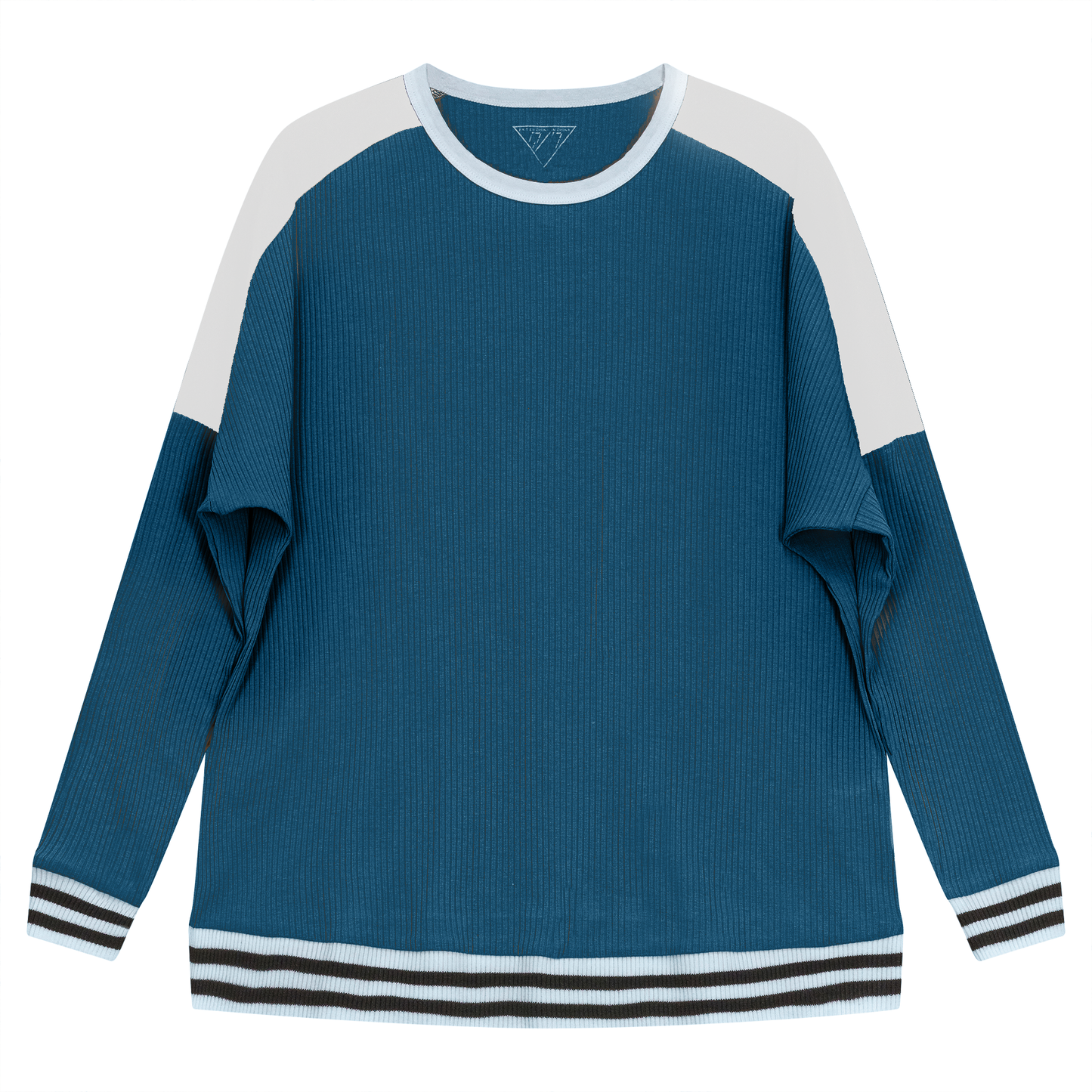 Maternity Dolman Combo Top Dark Teal