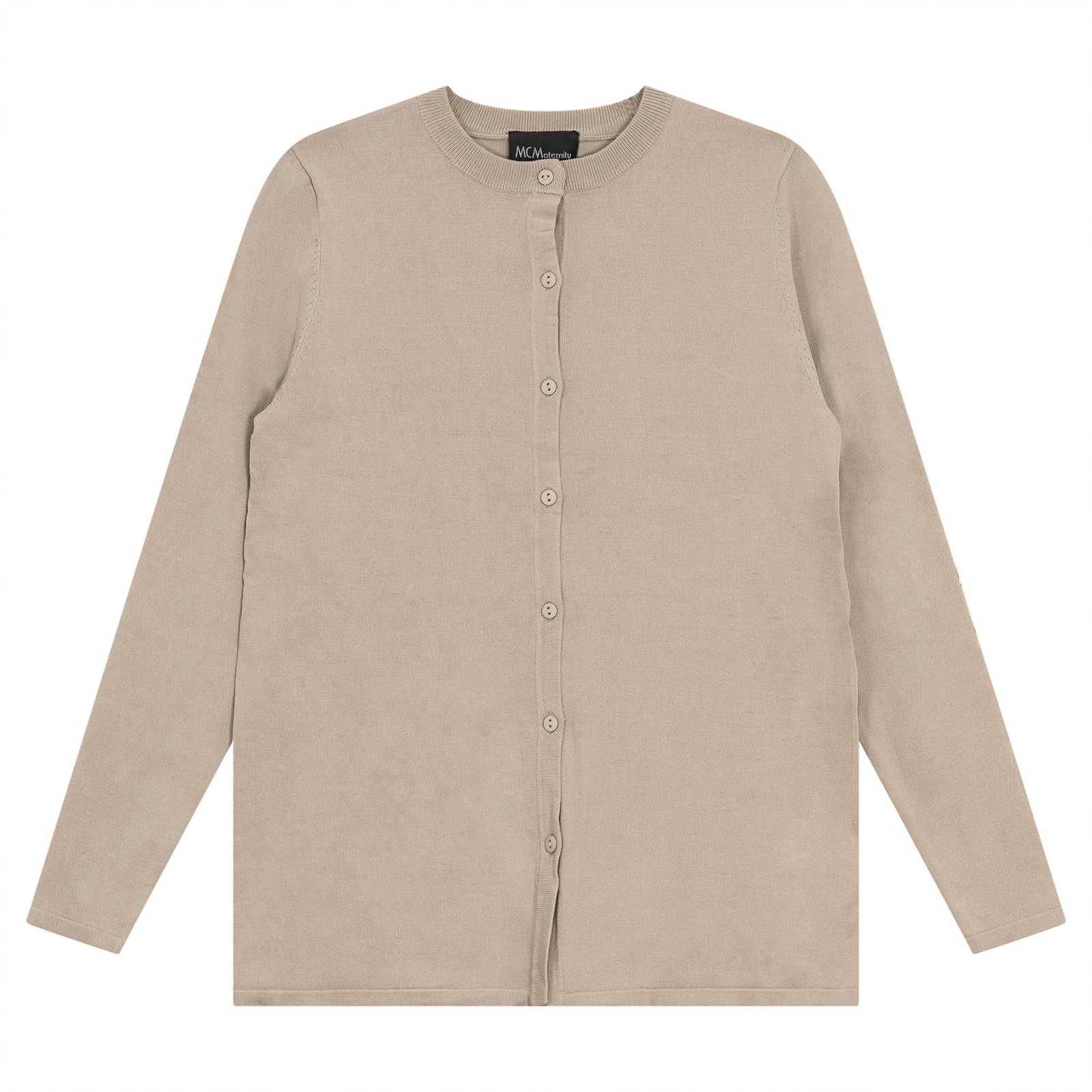 Maternity Knit Cardigan Stone