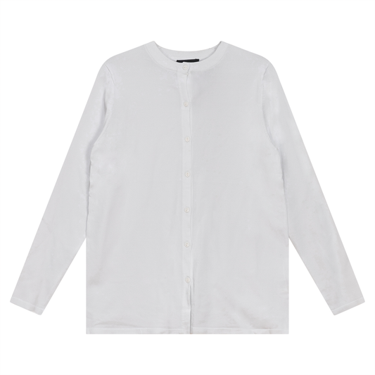 Maternity Knit Cardigan White