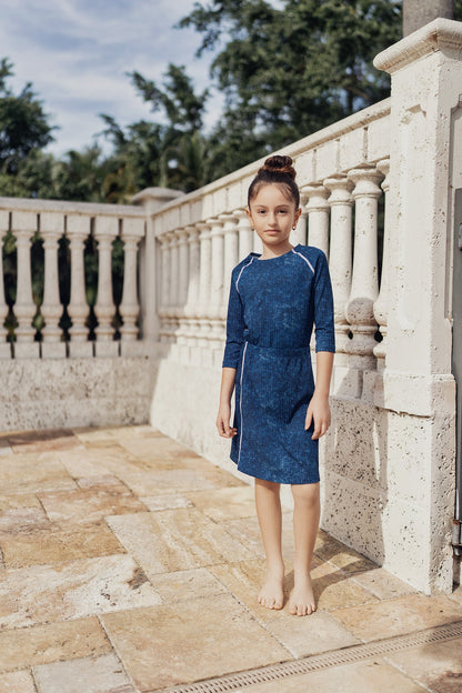 Distressed Rib 2Pc Swim Set