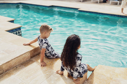 Tie Dye Star Print 2Pc Swim Set