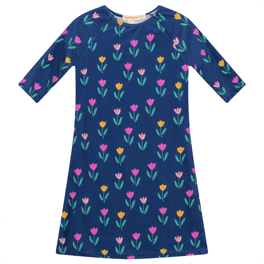 Flower Print Swim Dress