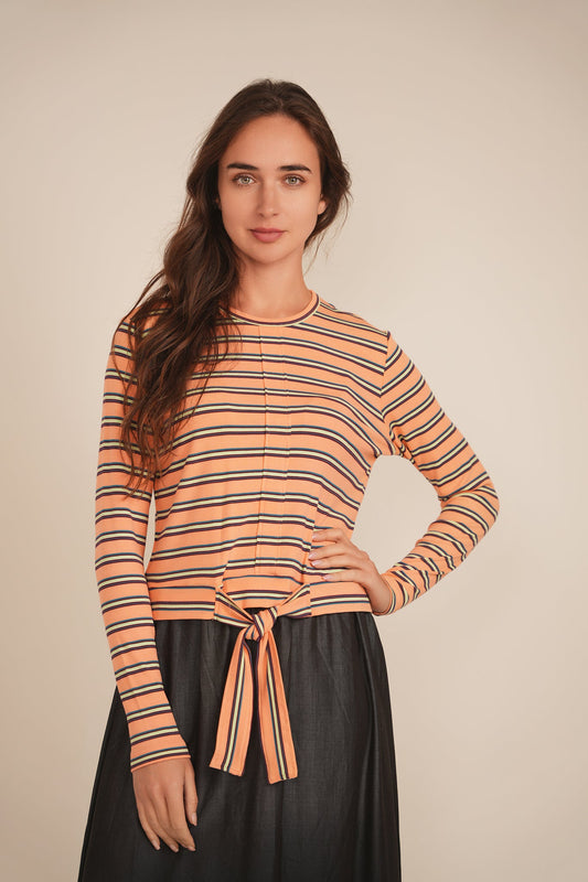 Striped Tie tee