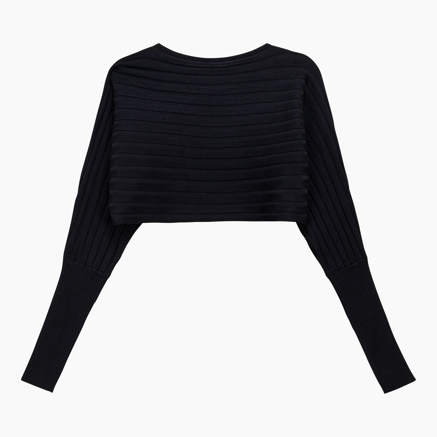 Cropped Dolman Sweater Dark Navy