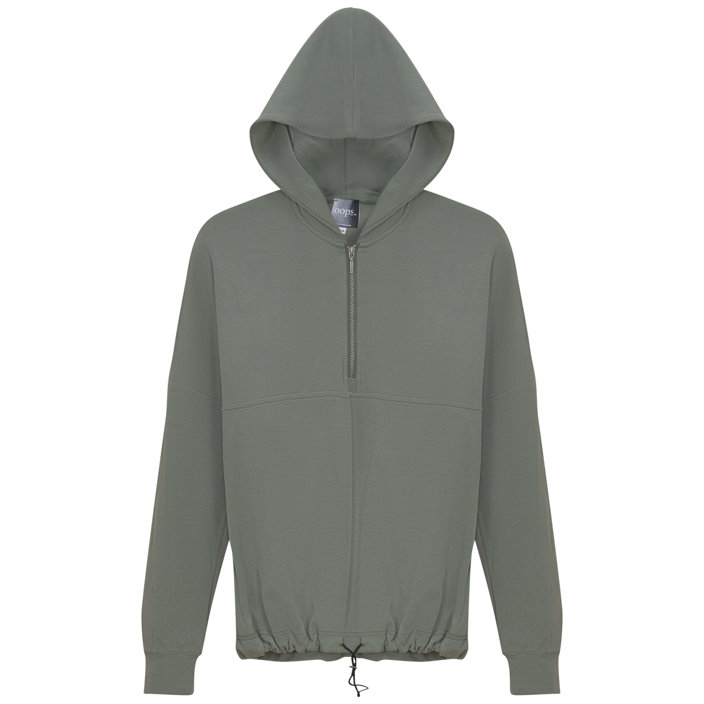 Hooded Bungee Sweatshirt Light Olive