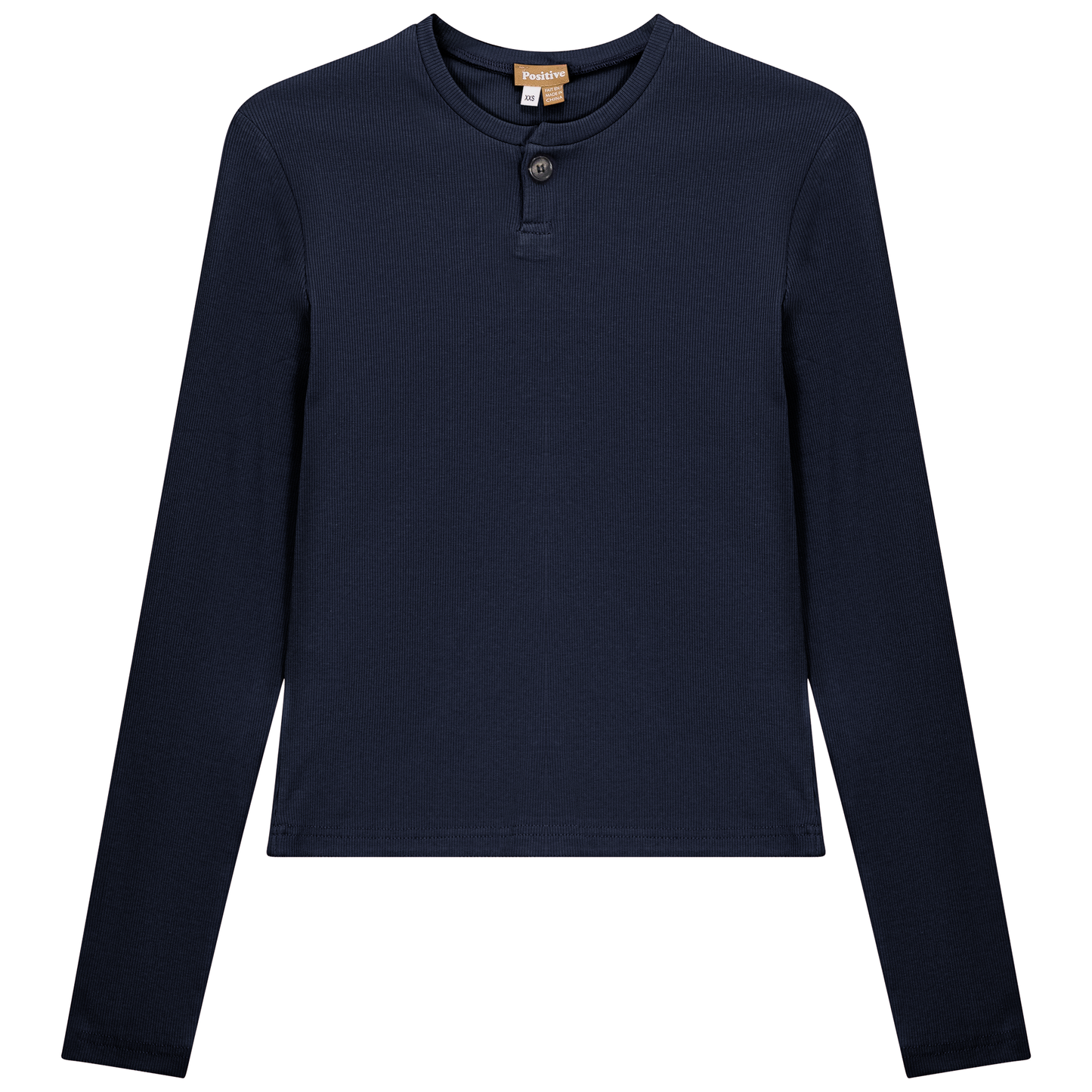 Short Henley Tee Dark Navy